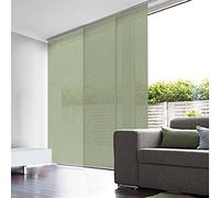 MADECOSTORE Panneau Japonais Voile de Lin - Vert - L50 x H260cm