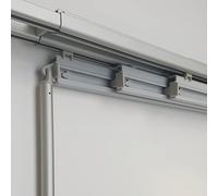 MADECOSTORE Rail Aluminium Extensible pour Panneaux Japonais 50cm - de 141 à 185cm (4 Voies) - - L x H