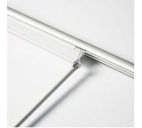 MADECOSTORE Rail aluminium pour panneaux japonais 45cm - Gris - L120 x H5cm