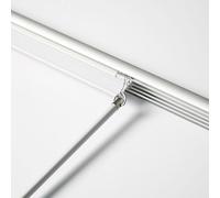 MADECOSTORE Rail Aluminium pour Panneaux Japonais 45cm - Gris - L200 x H2,5cm