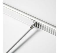 MADECOSTORE Rail Aluminium pour Panneaux Japonais 45cm - Gris - L240 x H5cm