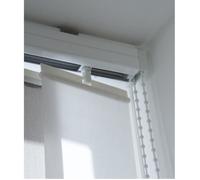 MADECOSTORE Rail pour Lamelles Verticales 89mm Ouverture Latérale - Blanc - L320cm