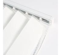 MADECOSTORE Rail pour Lamelles Verticales Ouverture Latérale - 320 cm x 0 cm - Blanc
