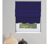 MADECOSTORE Store Bateau Tamisant Ondulé - Bleu Marine - L140 x H170cm