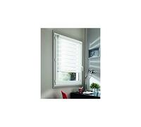 MADECOSTORE Store Enrouleur Jour Nuit 1er Prix sans Percer - Blanc - L45 x H100cm