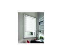 MADECOSTORE Store Enrouleur Jour Nuit 1er Prix Sans Percer - Blanc - L70 x H150cm