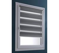 MADECOSTORE Store Enrouleur Jour Nuit Basique - Gris Anthracite - L65 x H100cm