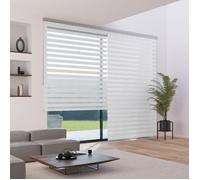 MADECOSTORE Store enrouleur jour nuit abeille avec coffre - gamme Must - Blanc - L63 x H250cm