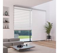 MADECOSTORE Store Enrouleur Jour Nuit alutech avec Coffre - Gamme Must - Blanc - L163 x H250cm