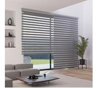 MADECOSTORE Store enrouleur jour nuit avec coffre - gamme Must - Noir et blanc - L153 x H220cm