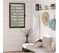 MADECOSTORE Store enrouleur jour nuit prêt-à-poser sans percer h250cm - Taupe - L45 x H250cm