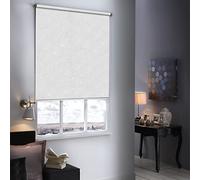 MADECOSTORE Store Enrouleur Occultant à Paillettes - Gamme Must - Blanc - L104 x H190cm L 104 x H 190 cm (Tissu L 100 cm)