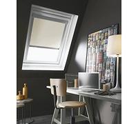 MADECOSTORE Store Enrouleur Occultant Compatible Velux® - Gris - 114 x 140cm - S08