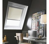 MADECOSTORE Store Enrouleur Occultant Compatible VELUX® K - Beige - 114 x 118cm - SK06