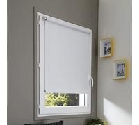 MADECOSTORE Store Enrouleur Occultant Easy Uni Blanc Perle - L35 x H170cm - sans perçage