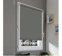 MADECOSTORE Store enrouleur occultant sans percer - Gris clair - L41 x H190cm