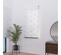 MADECOSTORE Store Enrouleur Tamisant Blanc Motif Zigzag - Gamme Must - Graphique 1316045190 L49 x H190cm (Tissu L45cm)