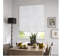 MADECOSTORE Store enrouleur tamisant motif arbre - gamme Must - Blanc - L79 x H250cm