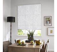 MADECOSTORE Store Enrouleur tamisant Motif Arbre - Gamme Must - Blanc - L94 x H190cm