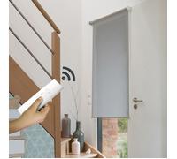 MADECOSTORE Store enrouleur voile E-roll motorisé - Gris - L120 x H250cm