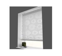 MADECOSTORE Store Plissé Dévoré - Blanc - L45 x H170cm