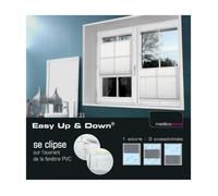 MADECOSTORE Store Plissé Easy Up and Down - Blanc - L37 x H150cm