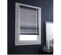 MADECOSTORE Store Vénitien Aluminium 25mm sans perçage - Gris anthracite - L42 x H150cm Gris Anthracite