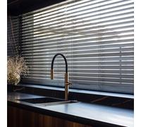 MADECOSTORE Store vénitien Bambou 27mm - Noir - L80 x H150cm