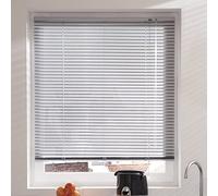 MADECOSTORE Store vénitien Micro-perforé Aluminium 25mm - Gris - L100 x H175cm