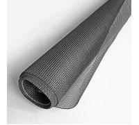 MADECOSTORE Toile de moustiquaire grise en fibre de verre - Gris anthracite - L135 x H250cm