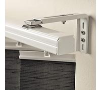 MADECOSTORE U4 : Jeu de 3 Equerres murales réglables Blanches - Blanc