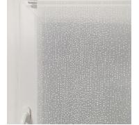 MADECOSTORE Vitrage tamisant motif Manhattan - Blanc - L60 x H60cm