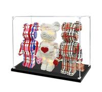 MADEHAY Vitrine en Acrylique Transparente Anti - poussière, Grande Boîte de présentatio pour Lego Model série 42070 80024. (70x30x40cm, Base Bleue)