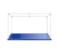 MADEHAY Vitrine en Acrylique Transparente Anti - poussière, Grande Boîte de présentatio pour Lego Model série 10220 10330 21317 71719 76898. (40x20x20cm, Noir Base)