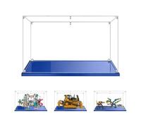 MADEHAY Vitrine en Acrylique Transparente Anti - poussière, Grande Boîte de présentatio pour Lego Model série 41347 42131 71796 71797. (60x40x30cm, Noir Base)