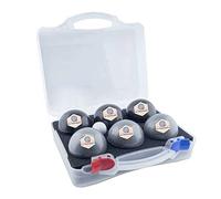 MadeInNature Boule et Terrain de pétanque d’intérieur et extérieur. Même Sensations Que Les Boules de pétanque Classique Lepétanqueur (3 Boules sans Terrain)