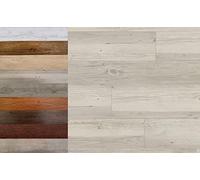 MadeInNature, Dalles PVC, Lames Auto-Adhésives, Grand Choix de Coloris et de Dimensions (Cérusé Blanc, 15.40 m²)