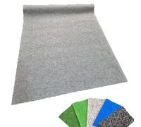 MadeInNature, Gazon synthétique Extérieur, PREMIUM, Gazon artificiel, faux gazon au mètre, Idéal pour terrasse balcon et jardin, Gris 2x1m