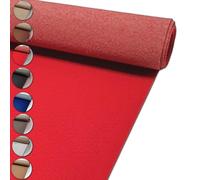 MadeInNature Moquette Événementielle Réutilisable et Robuste, Moquette Exposition et Stand classée Anti-Feu, Largeur 2 mètres, Couleur et Longueur au choix (Rouge, Longueur 1200cm)