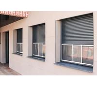 MadeInNature, Moustiquaire Cadre Aluminium blanc, Amovible, Sans perçage et extensible pour fenêtre et porte fenêtre avec volet roulant (Blanc, Largeur réglable de 70 à 130 cm x hauteur 50 cm)
