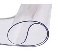 MadeInNature Nappe Cristal Transparente - Tailles et épaisseurs au Choix, Nappe Transparente rectangulaire, Permet de ne Pas dénaturer la Table, (140 x 250 cm, 0,78mm)