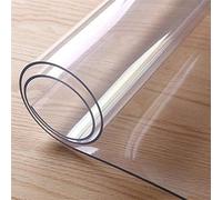 MadeInNature Nappe Cristal Transparente Tres Epaisse 80/100 Livraison Tube 2M50 X 1M40