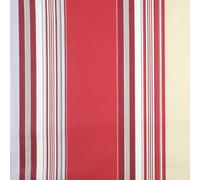 MadeInNature, Nappe Qualité Tissu Enduit Coton Imperméable Résistante 155 cm de Large Vendue au Mètre Facile à Entretenir (ADOUR Rouge, 155x280cm)