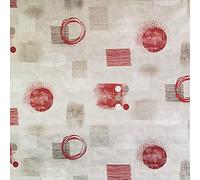 MadeInNature Nappe très épaisse imprimée, protège Table Type Gomme 2mm Tailles et Motifs au Choix, Nappe Anti-tâche (140x180, Benji Rouge)