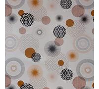 MadeInNature Nappe très épaisse imprimée, protège Table Type Gomme 2mm Tailles et Motifs au Choix, Nappe Anti-tâche (140x180 cm, Zoya Noir)