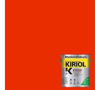 MadeInNature Peinture Bois et Métaux, Sous couche et Finition, Antirouille, sur Fer, Acier Galvanisé, même rouillés, très opacifiant, de (0.75 litre pour 10 m², soit 5 m² pour 2 couches, RAL 2009)