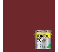 MadeInNature Peinture Bois et Métaux, Sous couche et Finition, Antirouille, sur Fer, Acier Galvanisé, même rouillés, très opacifiant, de (0.75 litre pour 10 m², soit 5 m² pour 2 couches, RAL 3011)