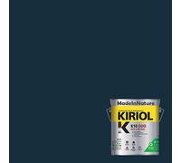 MadeInNature Peinture Bois et Métaux, Sous couche et Finition, Antirouille, sur Fer, Acier, Galvanisé, même rouillés, très opacifiant, de (2.5 litres pour 30 m², soit 15 m² pour 2 couches, RAL 5008)