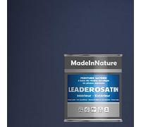 MadeInNature Peinture Murale Satin Acrylique/Intérieur Application Facile très opacifiant séchage Rapide/Couleurs au Choix sans Odeur de (4 litres pour 40 m², Soit 20 m² pour 2 Couches, 1 Bleu Nuit)