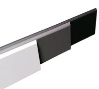 MadeInNature Plinthe bois, peinte, revêtue en mélaminée - Blanc, Gris, Noir, Grande qualité, plinthes fabrication FRANCAISE, différentes dimensions, hauteur 7cm (Blanc, arrondi, 20ml)
